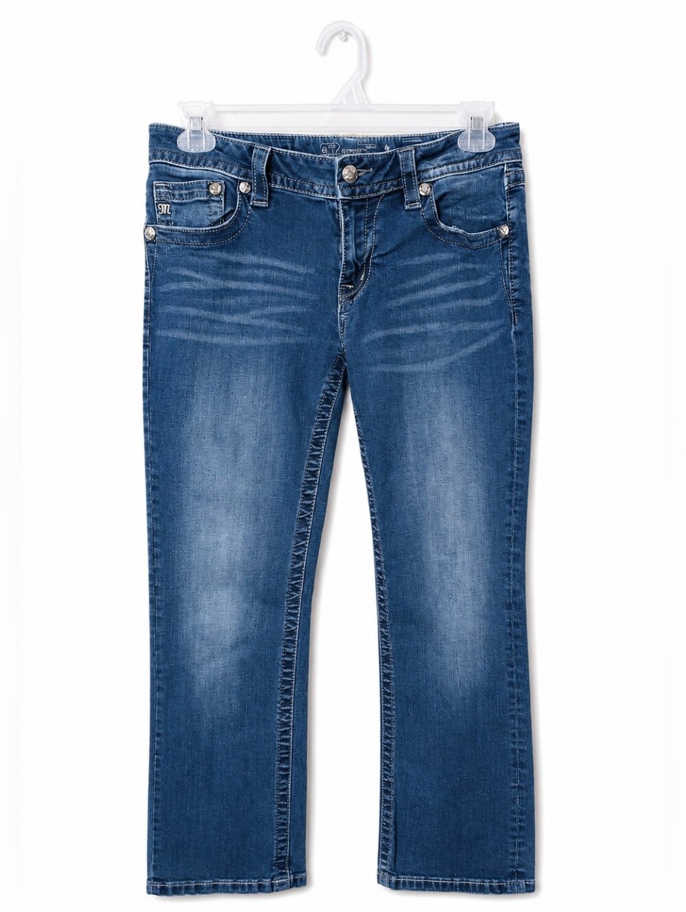Miss Me Medium Wash Cropped Ankle Jeans